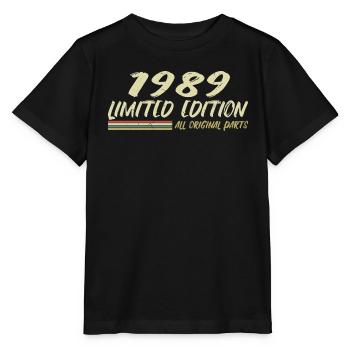 1989 Geburtstagsgeschenkidee 1989 - Stanley/Stella Kinder T-Shirt MINI CREATOR  - Schwarz - Vorne - Mikhail (115cm)
