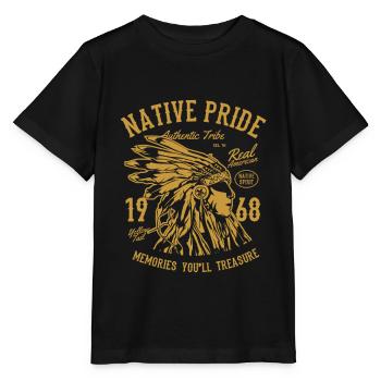 Indiens d’Amérique - T-shirt bio MINI CREATOR Stanley/Stella Enfant - noir - Devant - Mikhail (115cm)