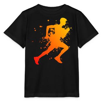 Cross Country Running Jogging Women Running - Stanley/Stella MINI CREATOR Kids’ T-Shirt - black - Front - Mikhail (115cm)
