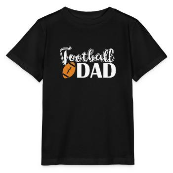 Football Dad America Sport Touchdown - T-shirt bio MINI CREATOR Stanley/Stella Enfant - noir - Devant - Mikhail (115cm)