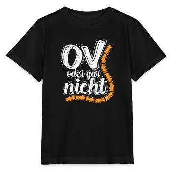 OV oder gar nicht Übersetzung Filme Sprache - Stanley/Stella Kinder T-Shirt MINI CREATOR  - Schwarz - Vorne - Mikhail (115cm)