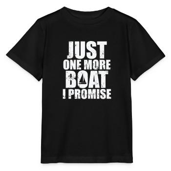 Juste un bateau de plus que je promets voilier - T-shirt bio MINI CREATOR Stanley/Stella Enfant - noir - Devant - Mikhail (115cm)