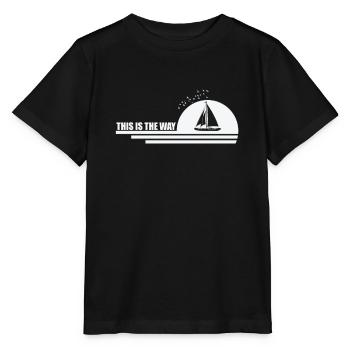C’est la façon dont le voilier sport sports nautiques - T-shirt bio MINI CREATOR Stanley/Stella Enfant - noir - Devant - Mikhail (115cm)
