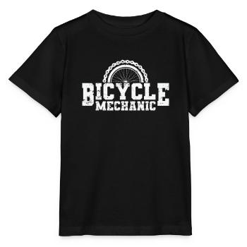 Profession de mécanicien de vélo Mécanicien de deux-roues - T-shirt bio MINI CREATOR Stanley/Stella Enfant - noir - Devant - Mikhail (115cm)