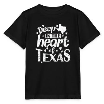 Deep in the Heart of Texas State of the USA - Stanley/Stella MINI CREATOR Kids’ T-Shirt - black - Front - Mikhail (115cm)