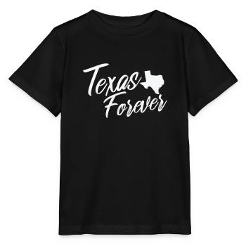 Texas Forever State of the USA Americas - Stanley/Stella MINI CREATOR Kids’ T-Shirt - black - Front - Mikhail (115cm)