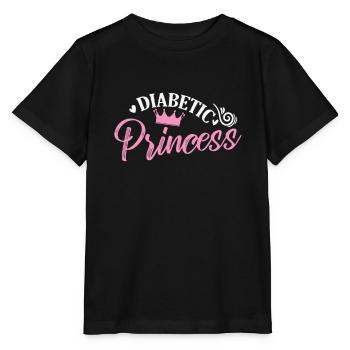Princesse diabétique fille fille - T-shirt bio MINI CREATOR Stanley/Stella Enfant - noir - Devant - Mikhail (115cm)