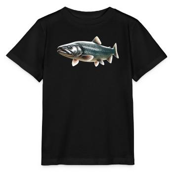 Lachs - Stanley/Stella Kinder T-Shirt MINI CREATOR  - Schwarz - Vorne - Mikhail (115cm)