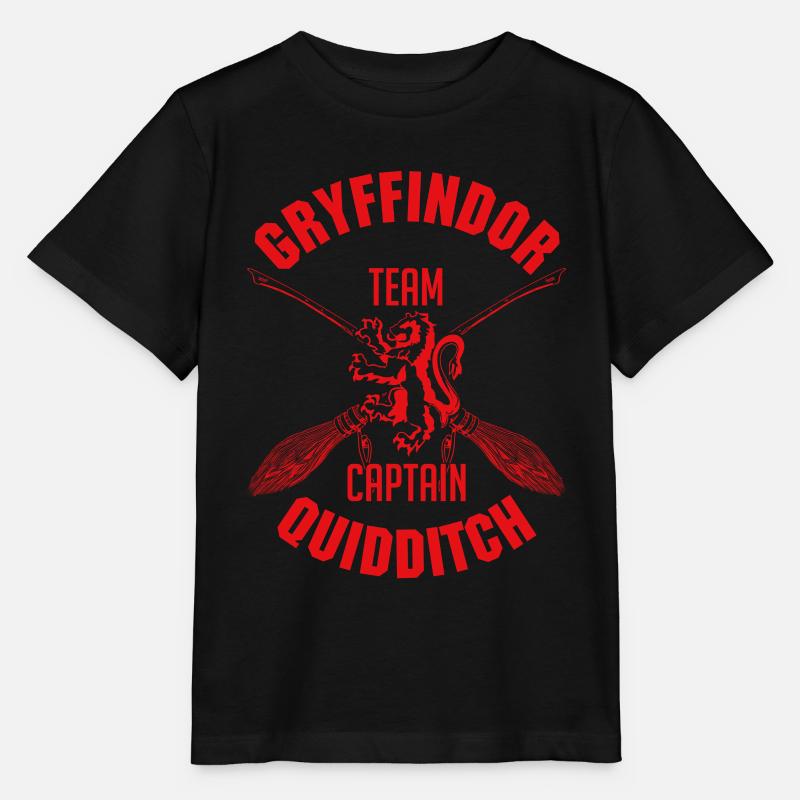 Harry Potter Gryffindor Team Captain Quidditch - Stanley/Stella Kinder T-Shirt MINI CREATOR  - Schwarz