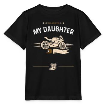 Ta fille ma fille - T-shirt bio MINI CREATOR Stanley/Stella Enfant - noir - Devant - Mikhail (115cm)