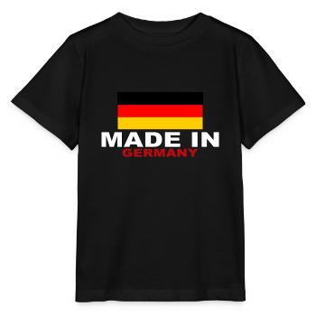 Made in Germany - German Flag Pride - Stanley/Stella MINI CREATOR Kids’ T-Shirt - black - Front - Mikhail (115cm)