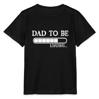 DAD TO BE LOADING Expectant fathers gift idea - Stanley/Stella MINI CREATOR Kids’ T-Shirt - black - Front - Mikhail (115cm)