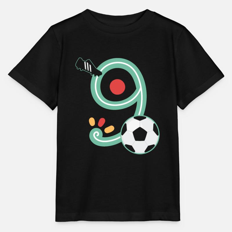 9ème anniversaire cadeau d'anniversaire garçon 9 ans - T-shirt bio MINI CREATOR Stanley/Stella Enfant - noir