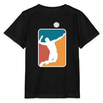Cadeau de volley-ball de volley-ball de volley-ball de plage - T-shirt bio MINI CREATOR Stanley/Stella Enfant - noir - Devant - Mikhail (115cm)