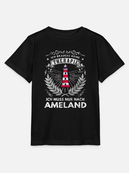 Ameland Insel Urlaub Souvenir - Stanley/Stella Kinder T-Shirt MINI CREATOR - Schwarz
