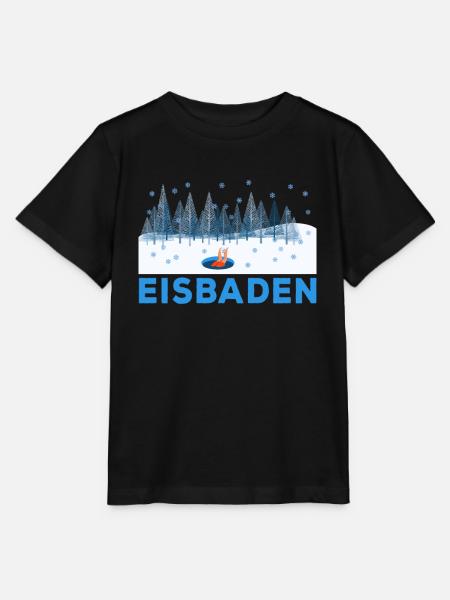 Eisbader Eisbaden Winterbad Eis schwimmer Kältebad - Stanley/Stella Kinder T-Shirt MINI CREATOR  - Schwarz