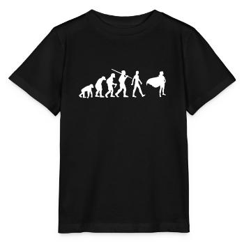 Super Girl Evolution Woman - Stanley/Stella MINI CREATOR Kids’ T-Shirt - black - Front - Mikhail (115cm)