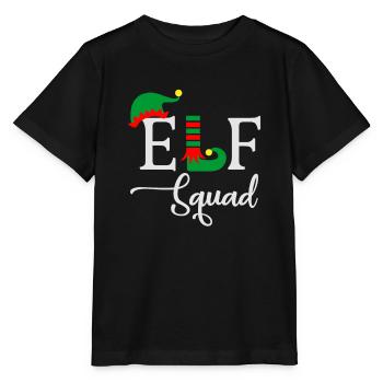 Troupe elfique Noël moche - T-shirt bio MINI CREATOR Stanley/Stella Enfant - noir - Devant - Mikhail (115cm)