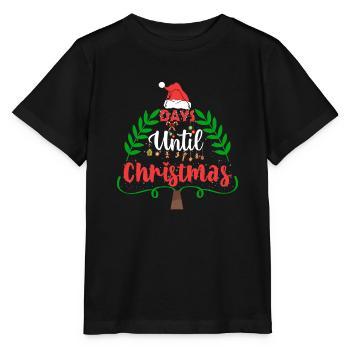 Jours jusqu’à Noël - T-shirt bio MINI CREATOR Stanley/Stella Enfant - noir - Devant - Mikhail (115cm)