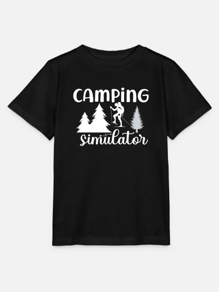 Camping Simulator - Stanley/Stella Kinder T-Shirt MINI CREATOR  - Schwarz