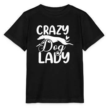 Crazy dog lady - Stanley/Stella MINI CREATOR Kids’ T-Shirt - black - Front - Mikhail (115cm)