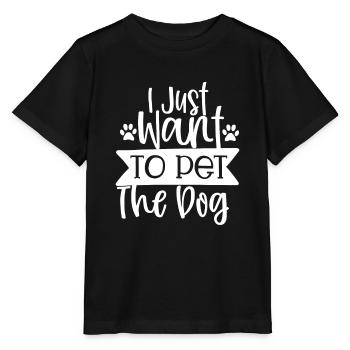 Employed as a dog mom - Stanley/Stella MINI CREATOR Kids’ T-Shirt - black - Front - Mikhail (115cm)