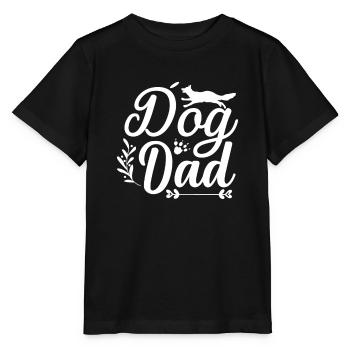 Chien Papa - T-shirt bio MINI CREATOR Stanley/Stella Enfant - noir - Devant - Mikhail (115cm)