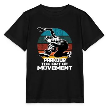 Parkour Freerunning Backflip Funsport Fun Gift - T-shirt bio MINI CREATOR Stanley/Stella Enfant - noir - Devant - Mikhail (115cm)