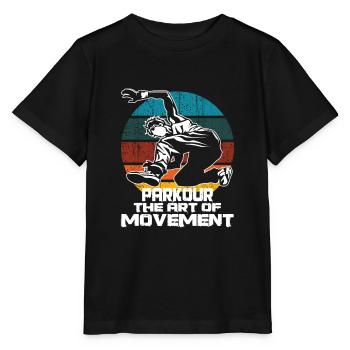 Parkour Freerunning Backflip Funsport Fun Gift - T-shirt bio MINI CREATOR Stanley/Stella Enfant - noir - Devant - Mikhail (115cm)