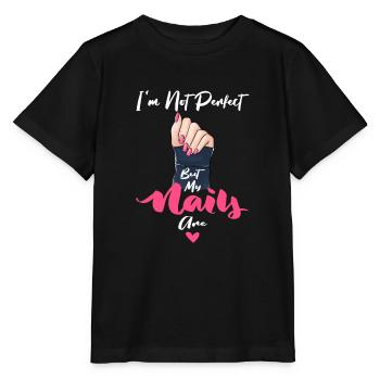 Nail polish nail design manicure nail salon nails - Stanley/Stella MINI CREATOR Kids’ T-Shirt - black - Front - Mikhail (115cm)