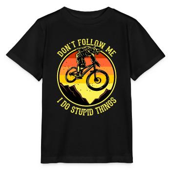 VTT vélo vélo vélo VTT cadeau - T-shirt bio MINI CREATOR Stanley/Stella Enfant - noir - Devant - Mikhail (115cm)