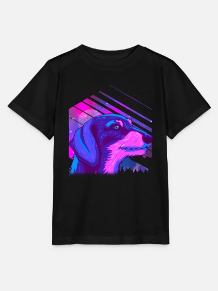 Rauhaardackel Braun Dackel - Stanley/Stella Kinder T-Shirt MINI CREATOR - Schwarz