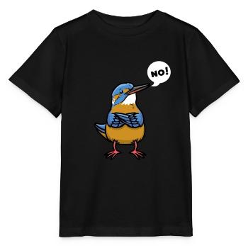 Stubborn Kingfisher - Stanley/Stella MINI CREATOR Kids’ T-Shirt - black - Front - Mikhail (115cm)