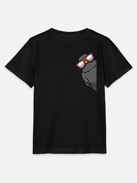 Amsel Vogel Schwarzdrossel - Stanley/Stella Kinder T-Shirt MINI CREATOR - Schwarz