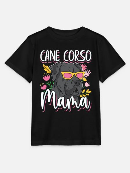 Cane Corso Mama Italienischer Mastiff - Stanley/Stella Kinder T-Shirt MINI CREATOR - Schwarz