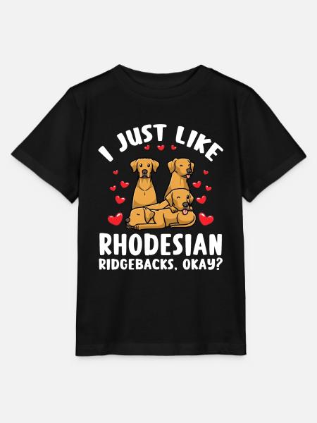 Rhodesian Ridgeback Hund - Stanley/Stella Kinder T-Shirt MINI CREATOR - Schwarz