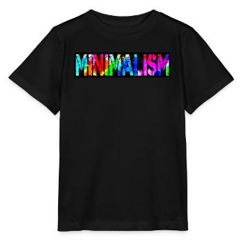Le minimalisme est un mouvement qui a commencé au 21ème siècle - T-shirt bio MINI CREATOR Stanley/Stella Enfant - noir - Devant - Mikhail (115cm)