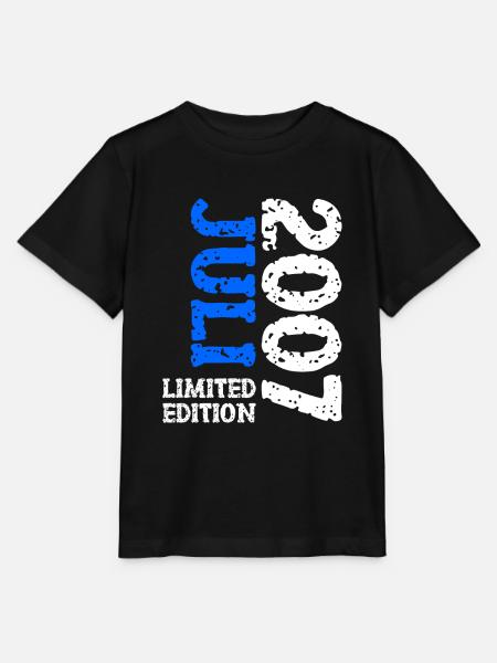 2007 Juli Limited Edition Geburtstag Geschenk - Stanley/Stella Kinder T-Shirt MINI CREATOR - Schwarz