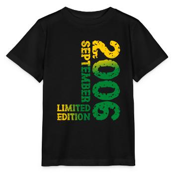 2006 September Limited Edition 17. Geburtstag Deko - Stanley/Stella Kinder T-Shirt MINI CREATOR  - Schwarz - Vorne - Mikhail (115cm)