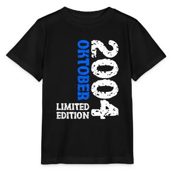 2004 Oktober Limited Edition 19. Geburtstag Deko - Stanley/Stella Kinder T-Shirt MINI CREATOR  - Schwarz - Vorne - Mikhail (115cm)