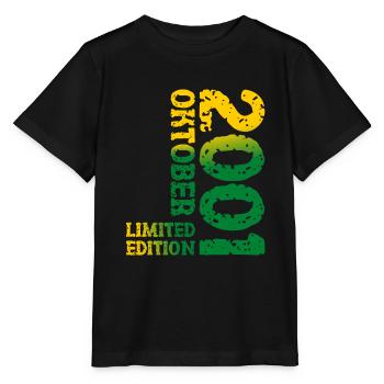 2001 Oktober Limited Edition 22. Geburtstag Deko - Stanley/Stella Kinder T-Shirt MINI CREATOR  - Schwarz - Vorne - Mikhail (115cm)