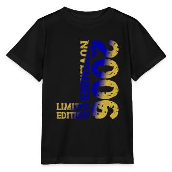 2006 November Limited Edition 17th Birthday Decoration - Stanley/Stella MINI CREATOR Kids’ T-Shirt - black - Front - Mikhail (115cm)