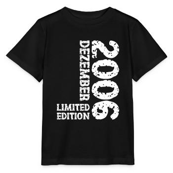 2006 Dezember Limited Edition 17. Geburtstag Deko - Stanley/Stella Kinder T-Shirt MINI CREATOR  - Schwarz - Vorne - Mikhail (115cm)