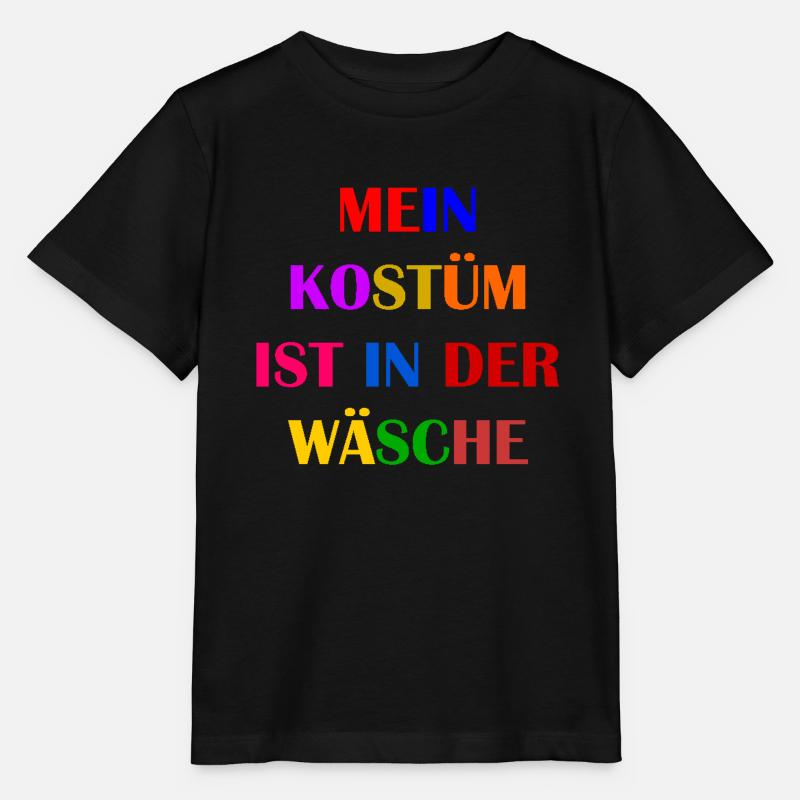 Karneval Kostüm Damen Geschenk Fasching Fastnacht - Stanley/Stella Kinder T-Shirt MINI CREATOR  - Schwarz