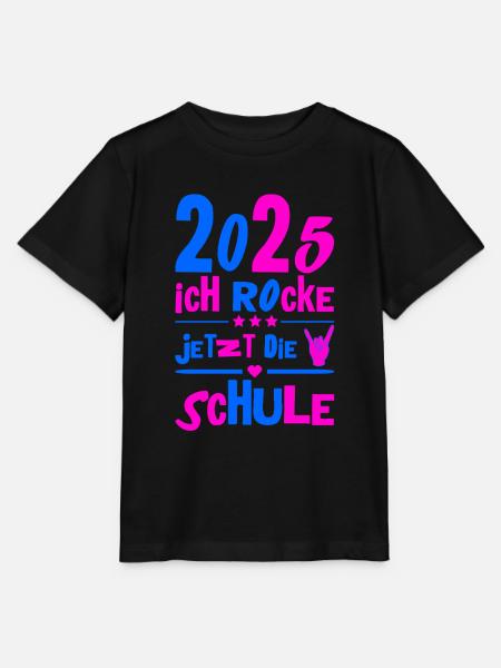 Schulkind 2025 Junge Mädchen Einschulung 2025 Deko - Stanley/Stella Kinder T-Shirt MINI CREATOR - Schwarz