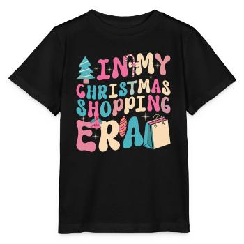 Le dicton de Noël à l’époque de mes achats de Noël - T-shirt bio MINI CREATOR Stanley/Stella Enfant - noir - Devant - Mikhail (115cm)