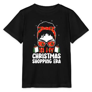 Le dicton de Noël à l’époque de mes achats de Noël - T-shirt bio MINI CREATOR Stanley/Stella Enfant - noir - Devant - Mikhail (115cm)