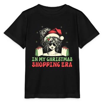 Le dicton de Noël à l’époque de mes achats de Noël - T-shirt bio MINI CREATOR Stanley/Stella Enfant - noir - Devant - Mikhail (115cm)