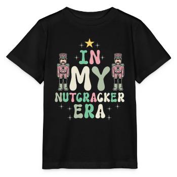 Weihnachten Xmas Spruch In My Nutcracker Era - Stanley/Stella Kinder T-Shirt MINI CREATOR  - Schwarz - Vorne - Mikhail (115cm)