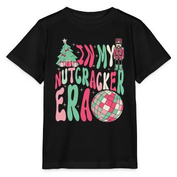 Weihnachten Xmas Spruch In My Nutcracker Era - Stanley/Stella Kinder T-Shirt MINI CREATOR  - Schwarz - Vorne - Mikhail (115cm)